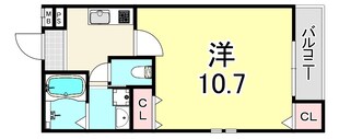 フジパレス尼崎立花II番館の物件間取画像